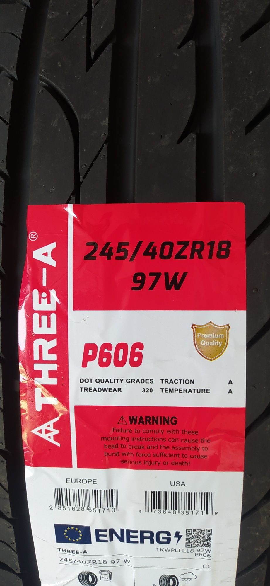 245/40R18 Three-A P606 97W