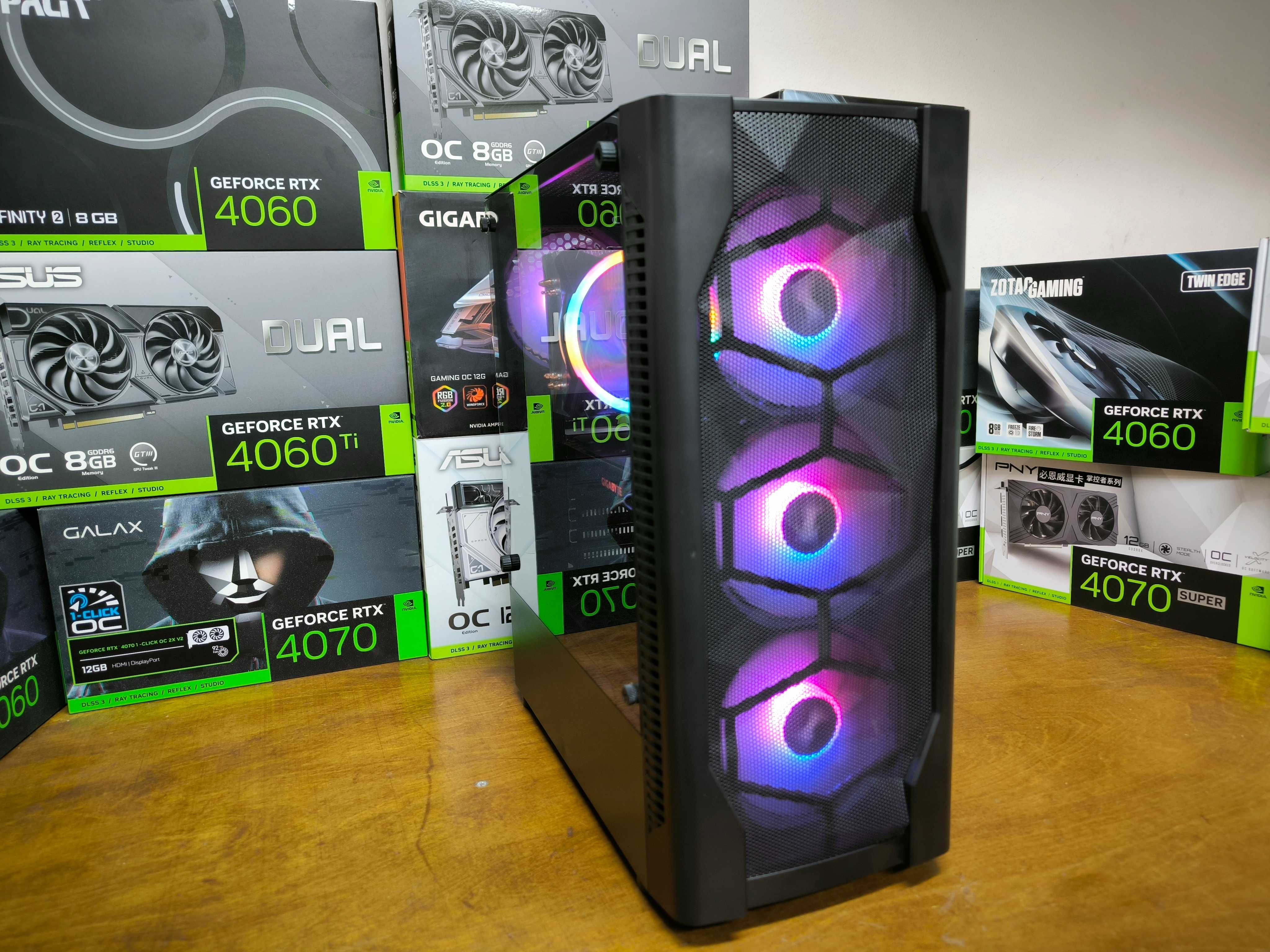 Игровой ПК Ryzen 5 2600 до 3.90МГц/  DDR4 16Гб/ M.2  256Гб GTX1060 6gb