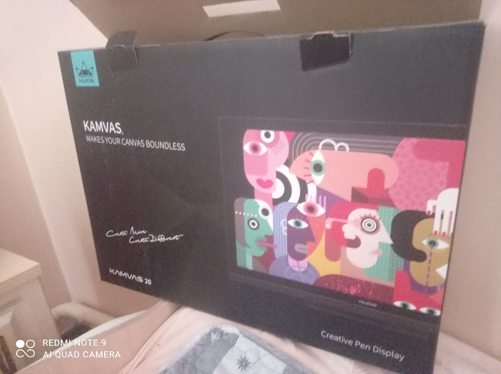 Huion kamvas 20 графический планшет