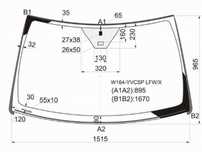 Стекло лобовое  Mercedes-benz Gl 320