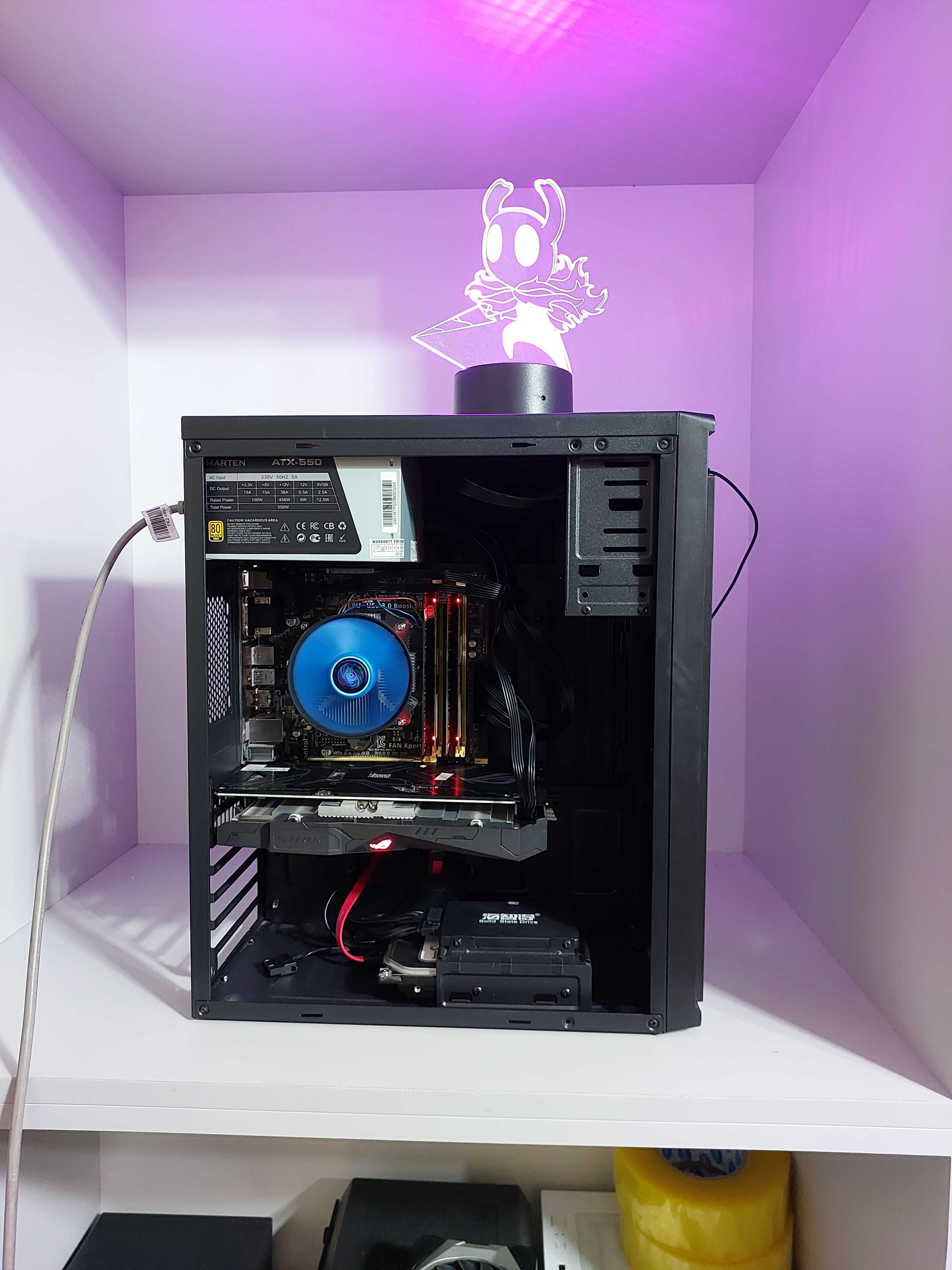 Бюджетный игровой компьютер Intel core i5-4570, GTX1050ti 4gb