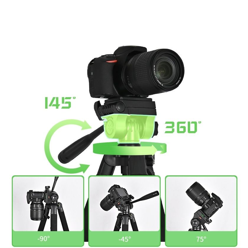 Штатив 580S высотой 206 см, тринога, сумка, крепление для смартфона,