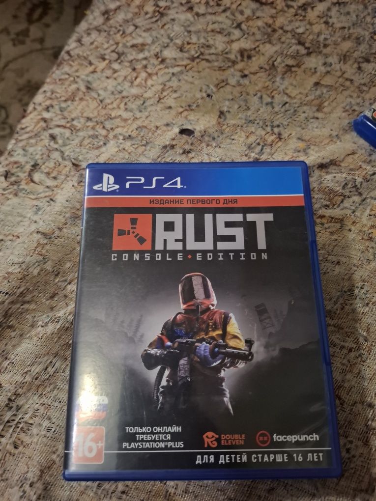 Диск игры rust на PlayStation 4