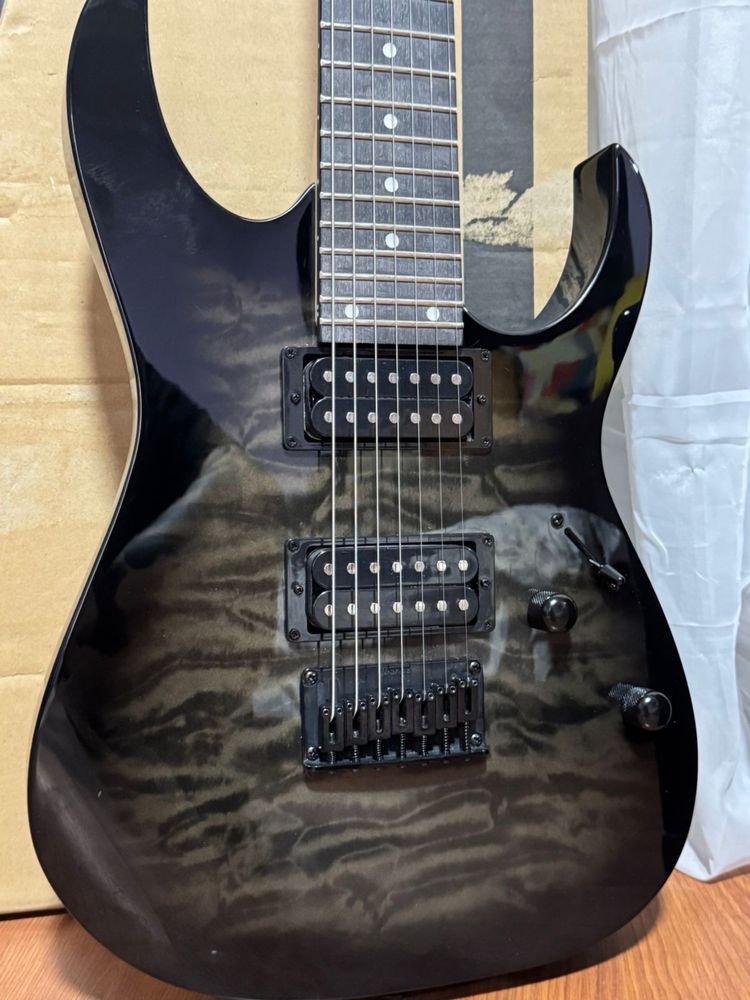 Гитара ibanez grg7221qa и комбоусилитель Marshall Mg15