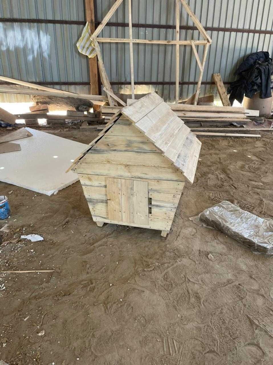 Будка для собаки из дерево