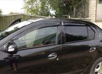 Дефлекторы окон Renault Logan с 2014+