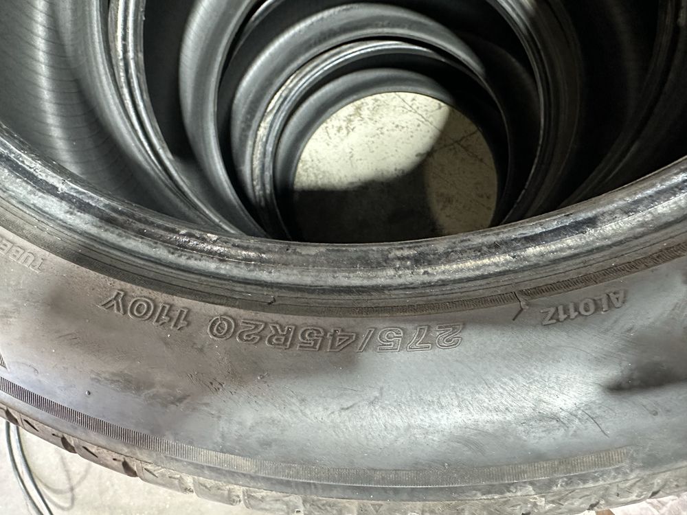Продам резину Bridgestone alenza 275/45/20