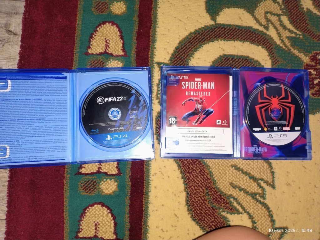 Продаю или обменяю игровые диски пс4/пс5