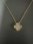 Van Cleef колье с бриллиантами 750