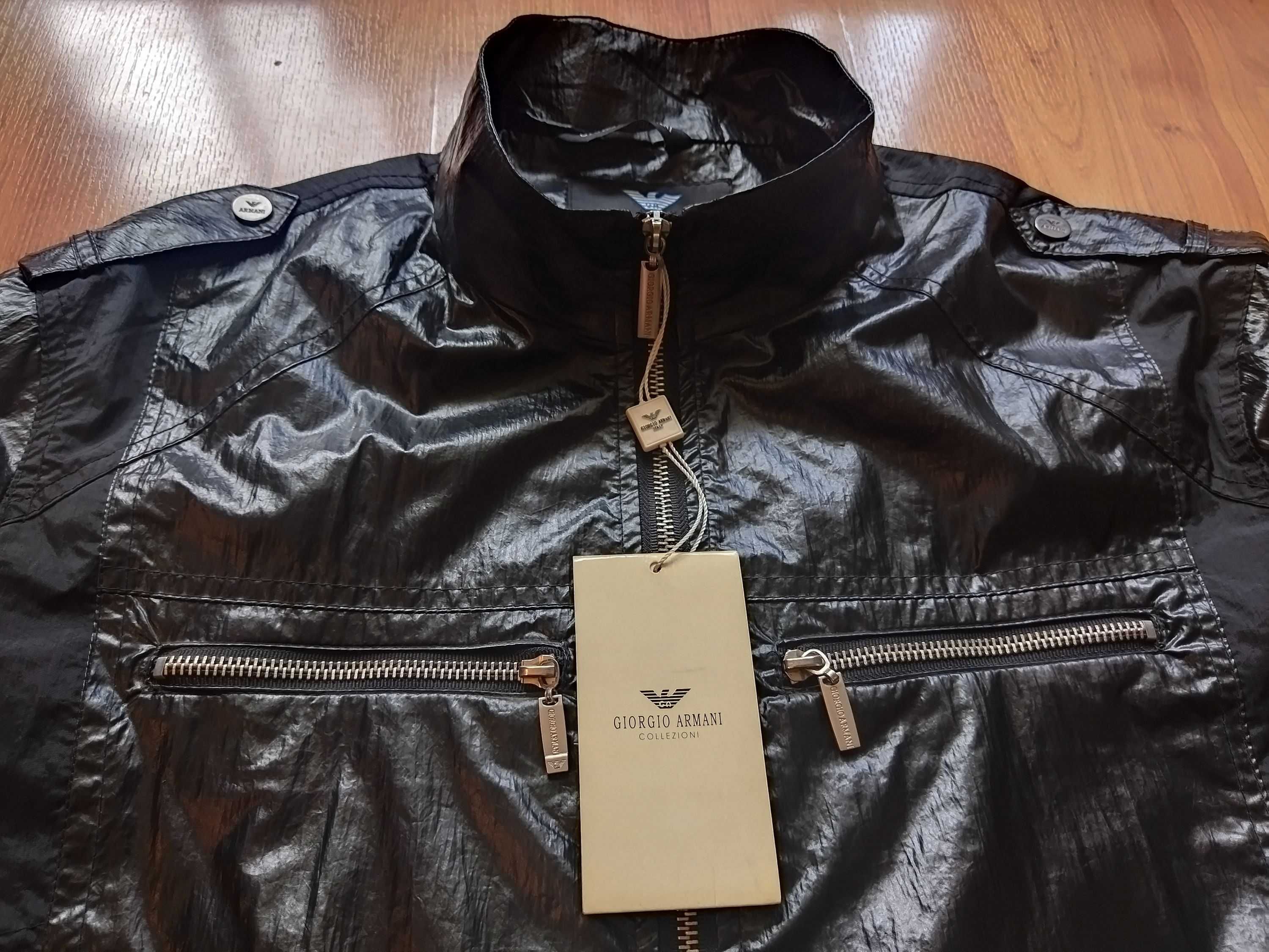 Куртка-ветровка Giorgio Armani (Стамбул),люкс,под кожу,новая,р-р 50