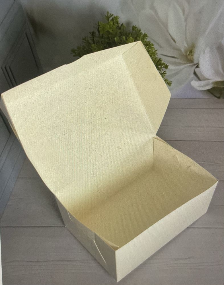 Коробка самосборная белая 16*22*10