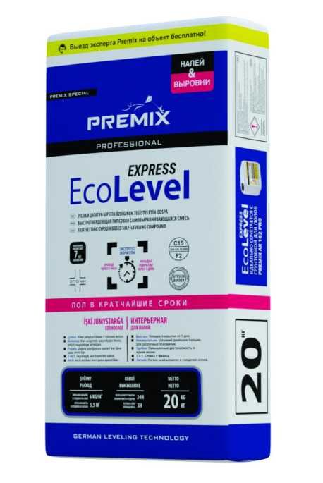 Наливной пол Бергауф Bergauf Экопол Алинекс Алфер Premix Ecolevel