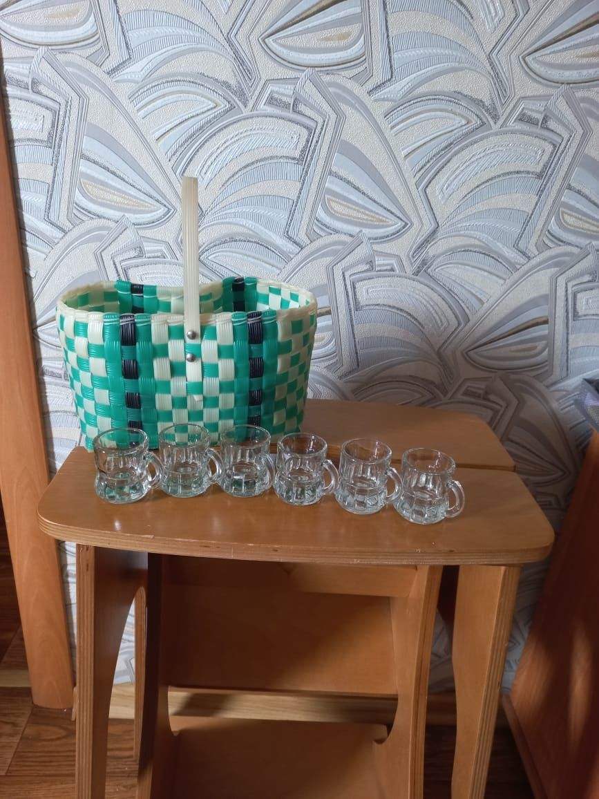 Корзинка СССР, бокальчики