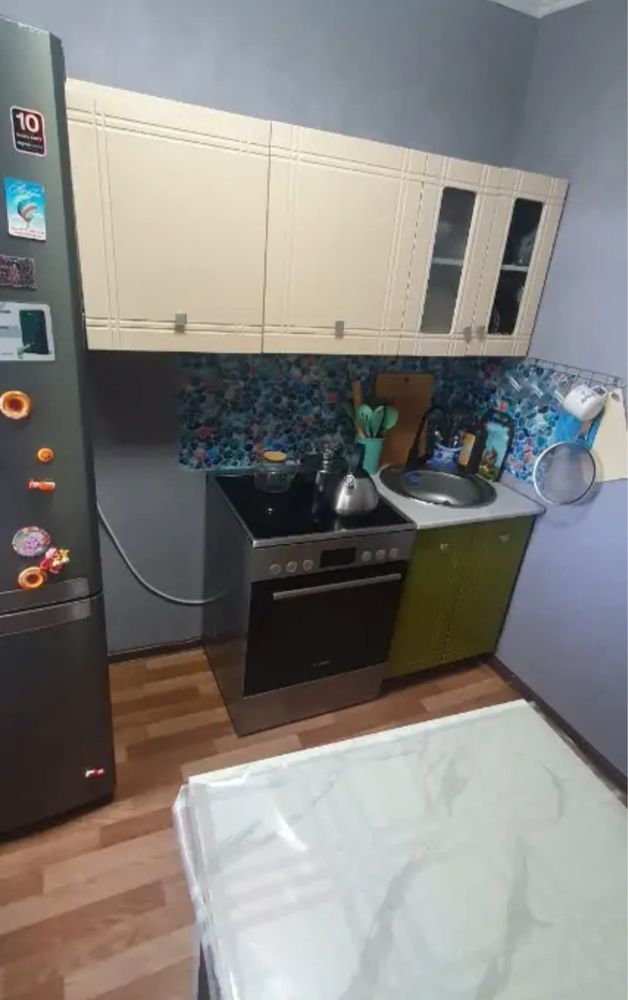 Продам 3-комн квартиру на 3-этаже по ул Жамбыла в центре г Сарань !