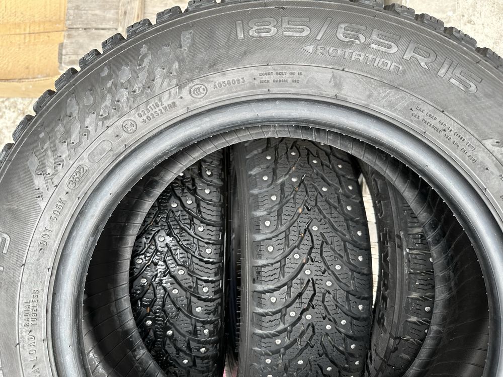 Продам зимние шины 185/65 15 от фирмы Nokian Hakkapeliitta 9.