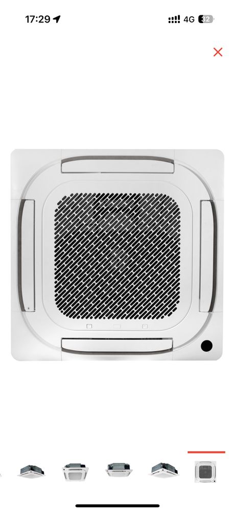 Кассетный кондиционер midea 48- MCD-48HRN1