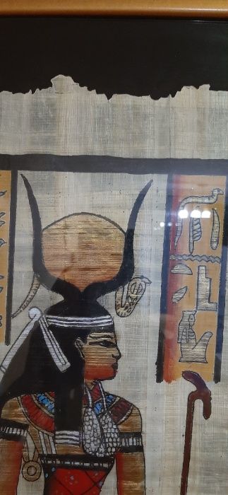 Картина из Египта на папирусе 60*40