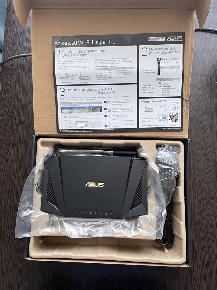 Продам Wi-Fi роутер ASUS RT-AX56U (Новый)