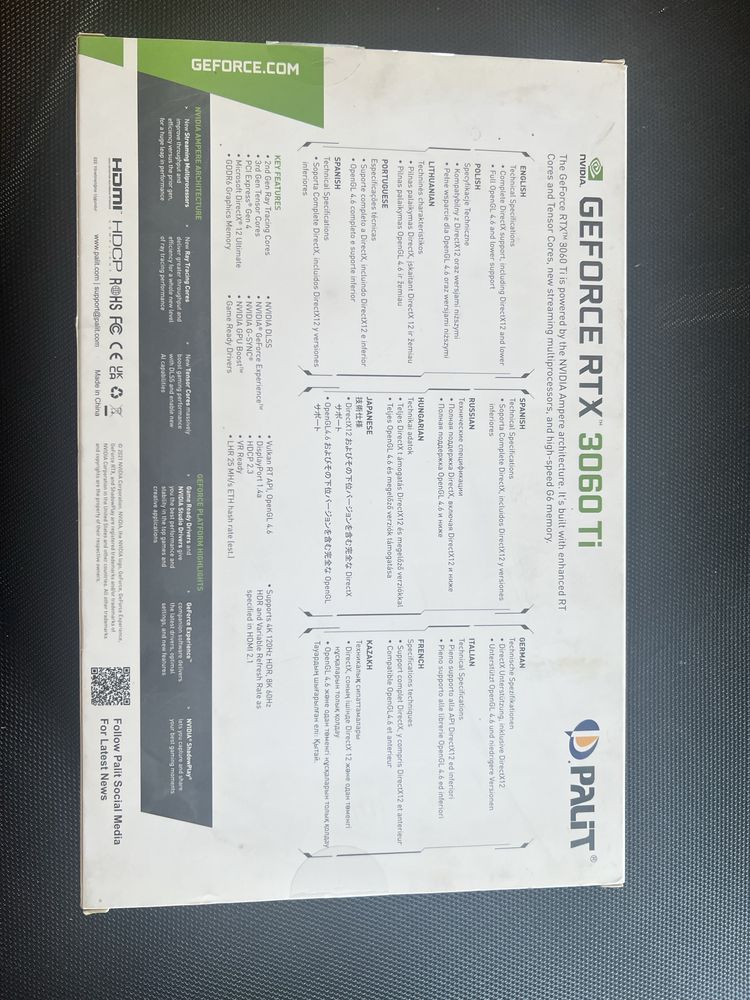 Palit GeForce RTX 3060 ti
