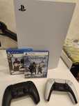 Playstation 5 с двумя джойстиками и играми
