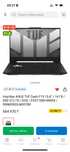 Игровой ноутбук Asus tuf gaming f15 / rtx 3060 / i7-12650H
