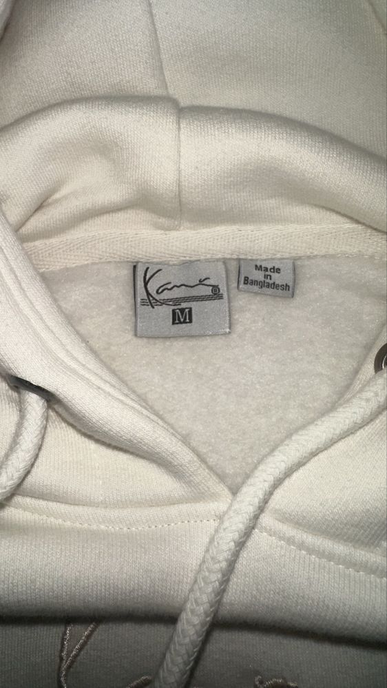Karl Kani white stars hoodie beige