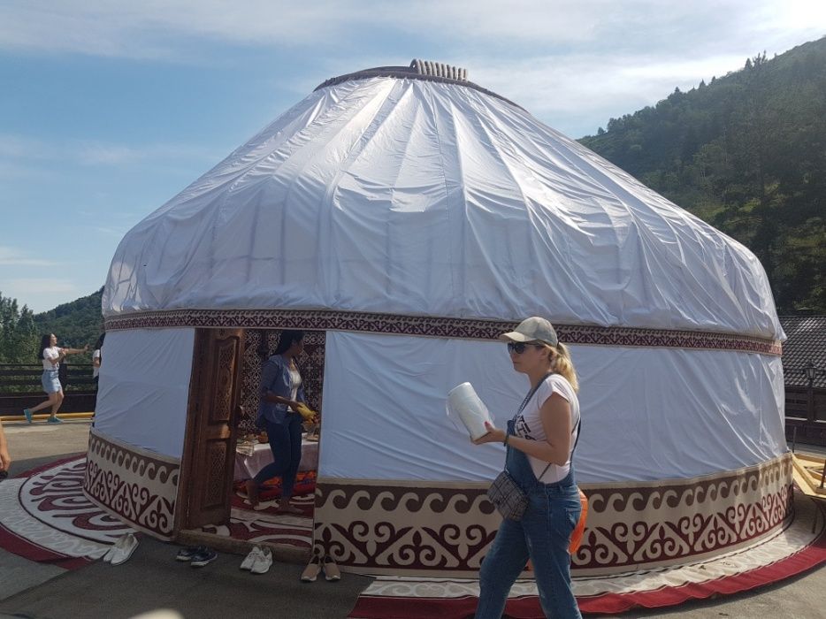 Пошив,производство Чехлов(чехол)для юрты от дождя(накидка)тент Алматы