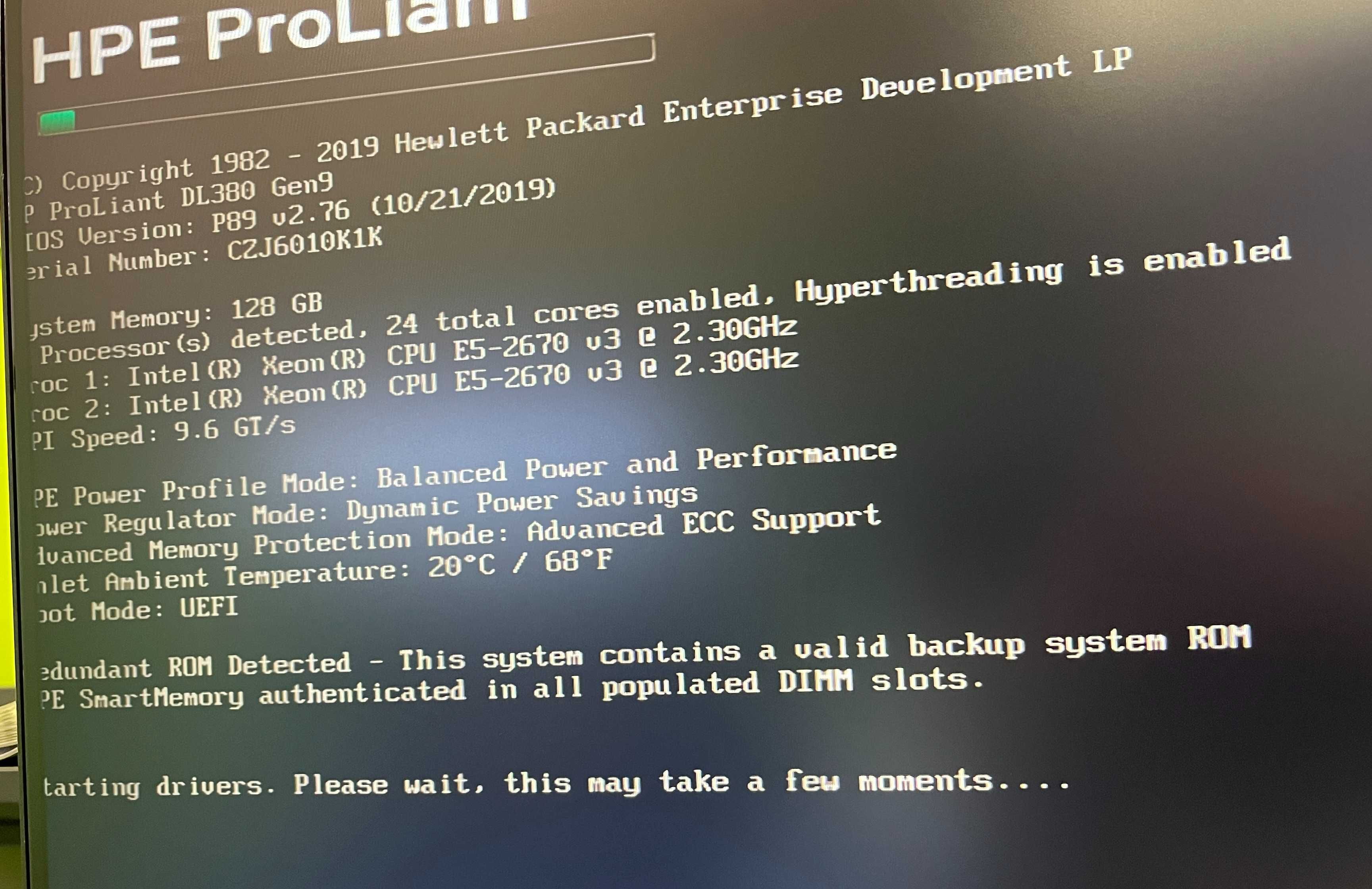 HP PROLIANT DL380 G9. Xeon E5-2670 v3 x2. RAM 128 GB/HDD 1,2 TB * 4pcs