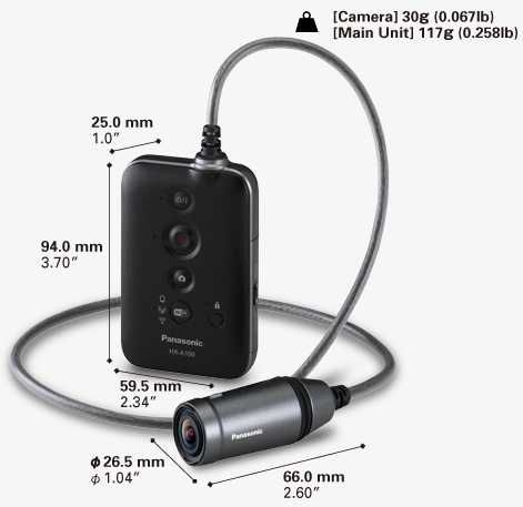 Экшен камера Panasonic HX-A100