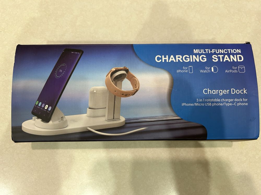 Зарядная станция Multi-Function Charging Stand 3 в 1