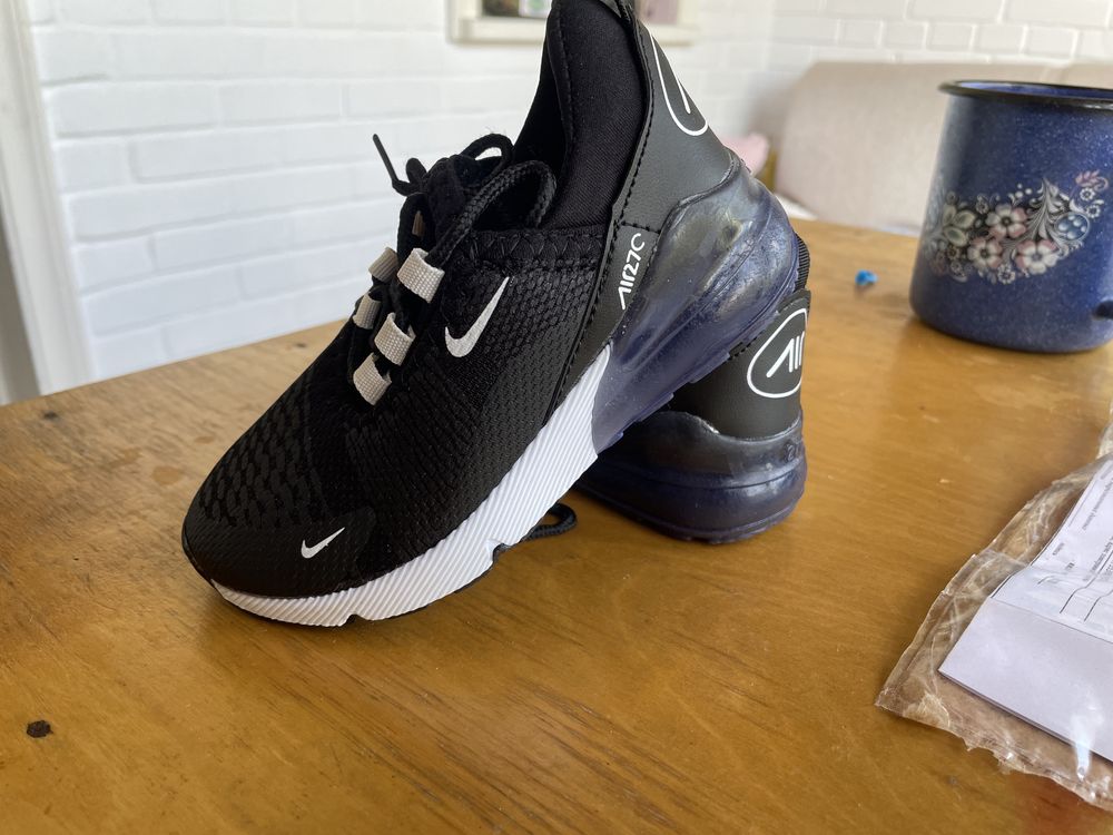 Кроссвоки Nike , Air 27 c , 27 размер , чёрные , для детей