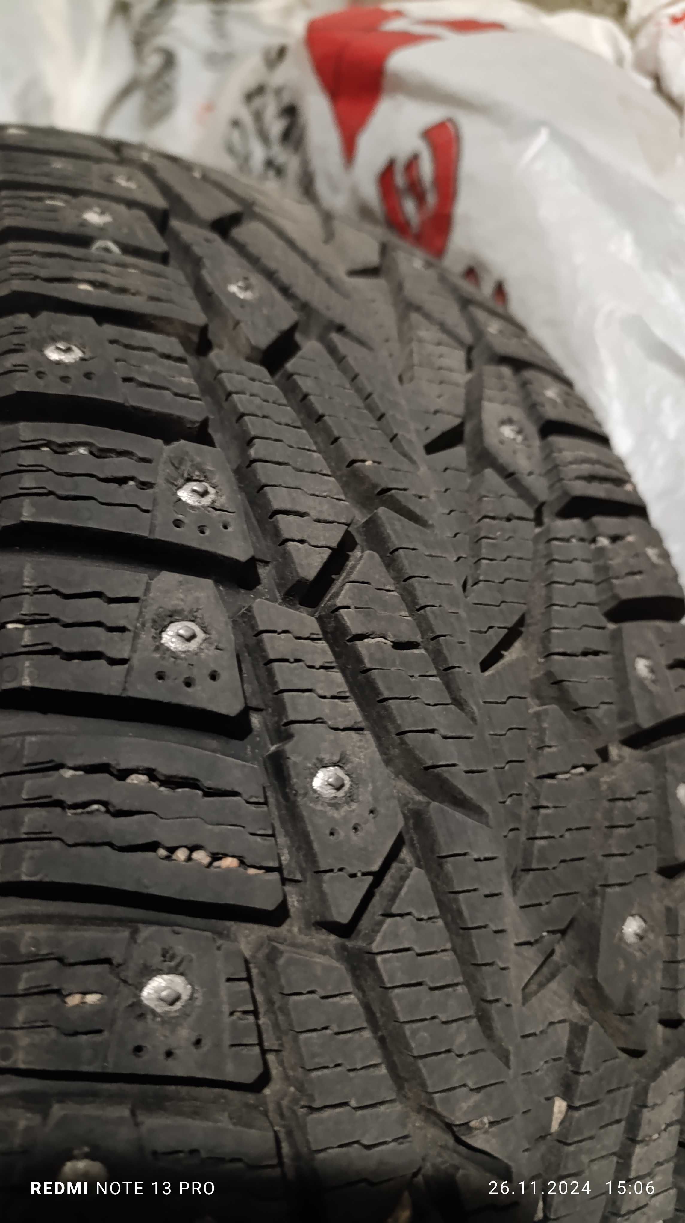 Комплект шин Nokian Nordman 7 205/65 R16 99T с шипами
