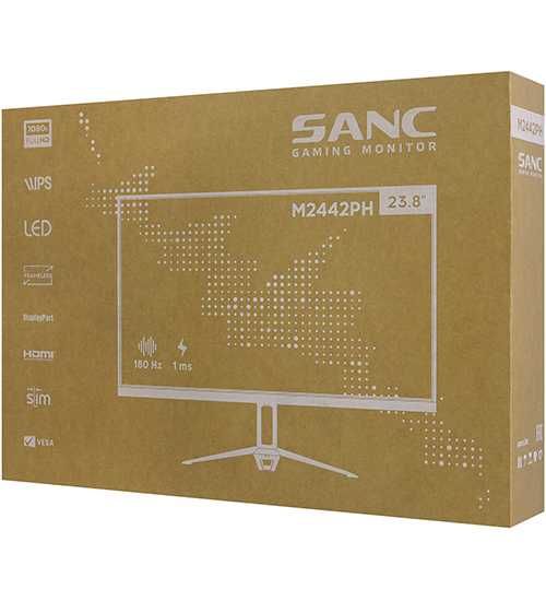 Монитор Sanc M2442PH,  LCD 23.8" 1920x1080, IPS 180Hz, 1ms, white