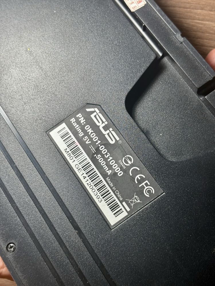 Клавиатура механика ASUS , модель нн , проводная на свитчах