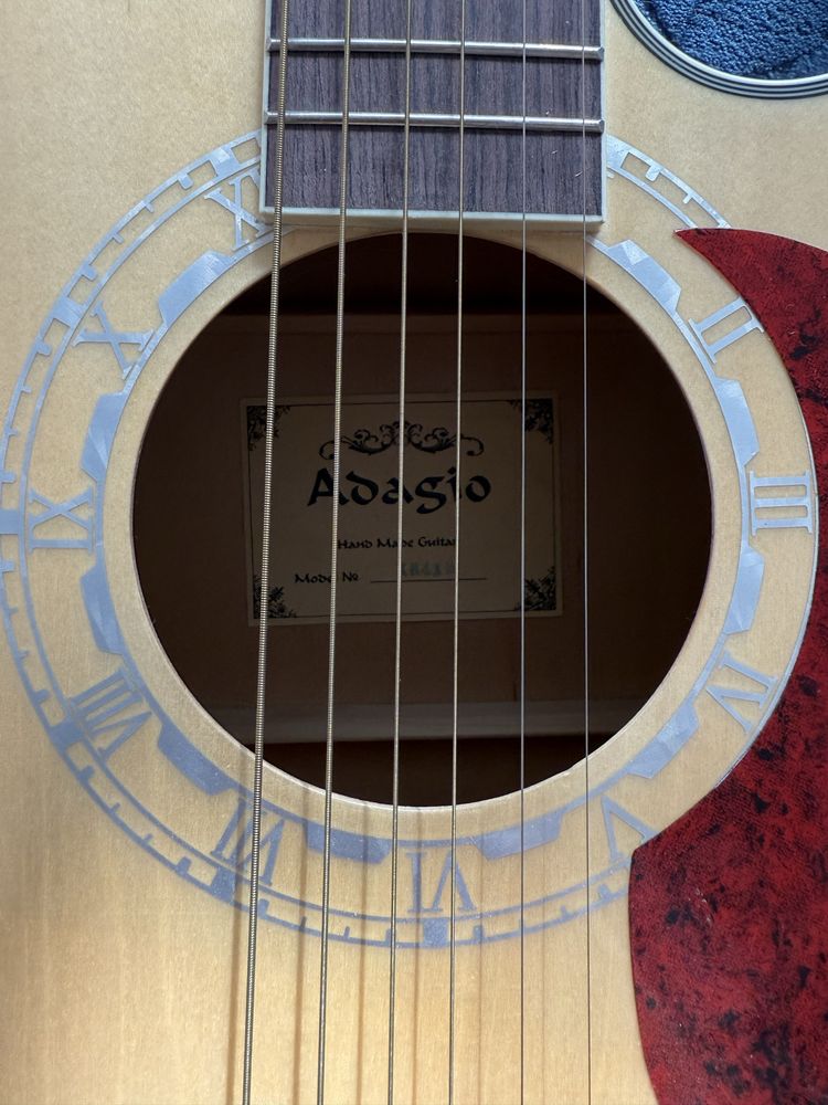 Акустическая гитара adagio hand made guitar