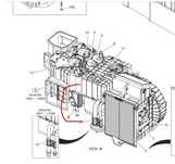 Радиатор отопителя для экскаватора Doosan (оригинал)