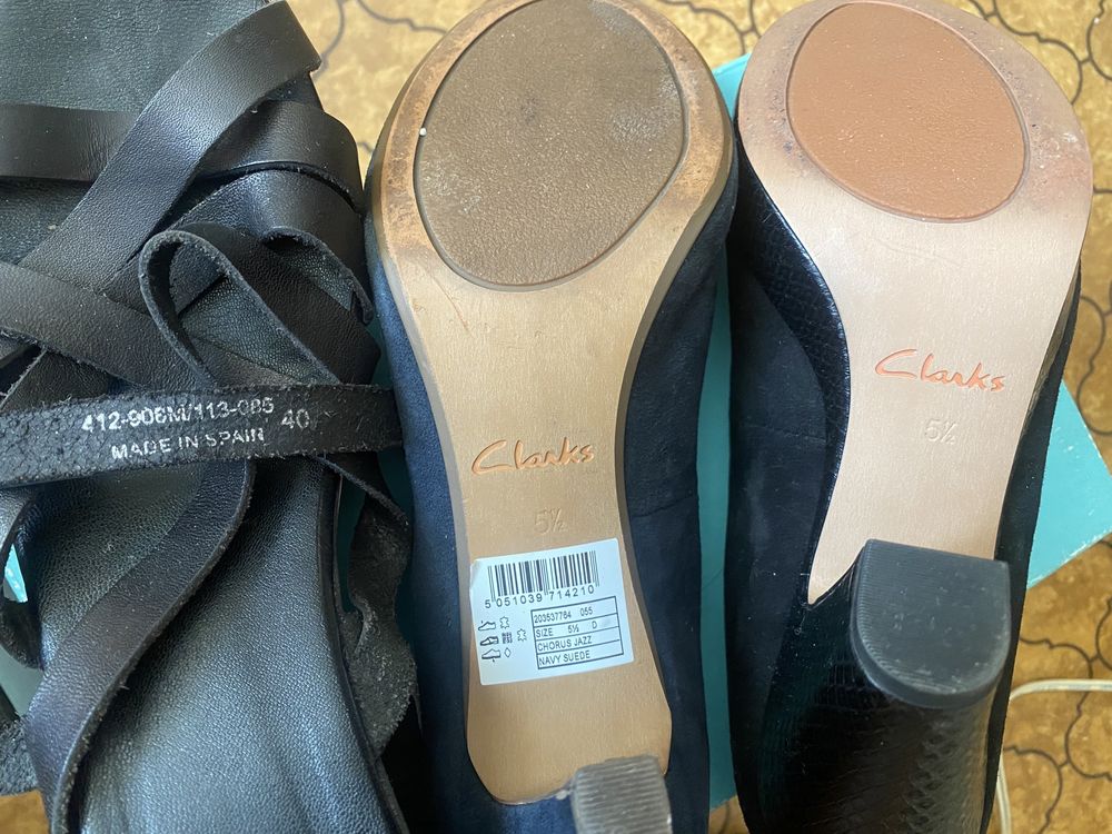 Туфли Clarks Braska кожа кожзам