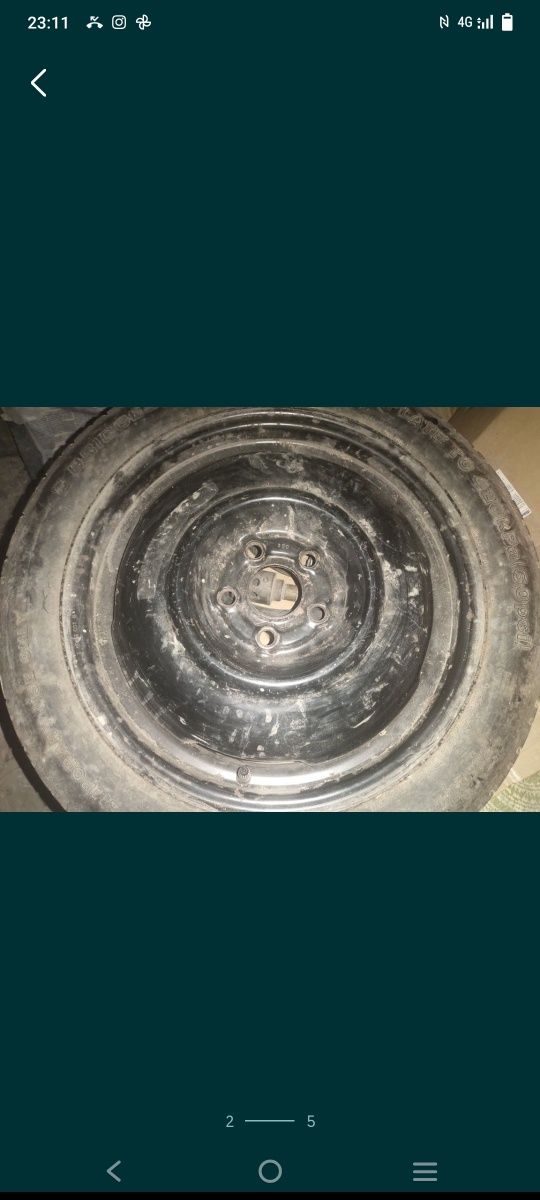 Продам Запаска  на 16. Bridgestone. От Тойоты. 5 дырый