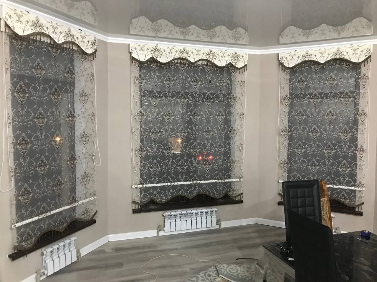 Жалюзи карнизы дикий тюль