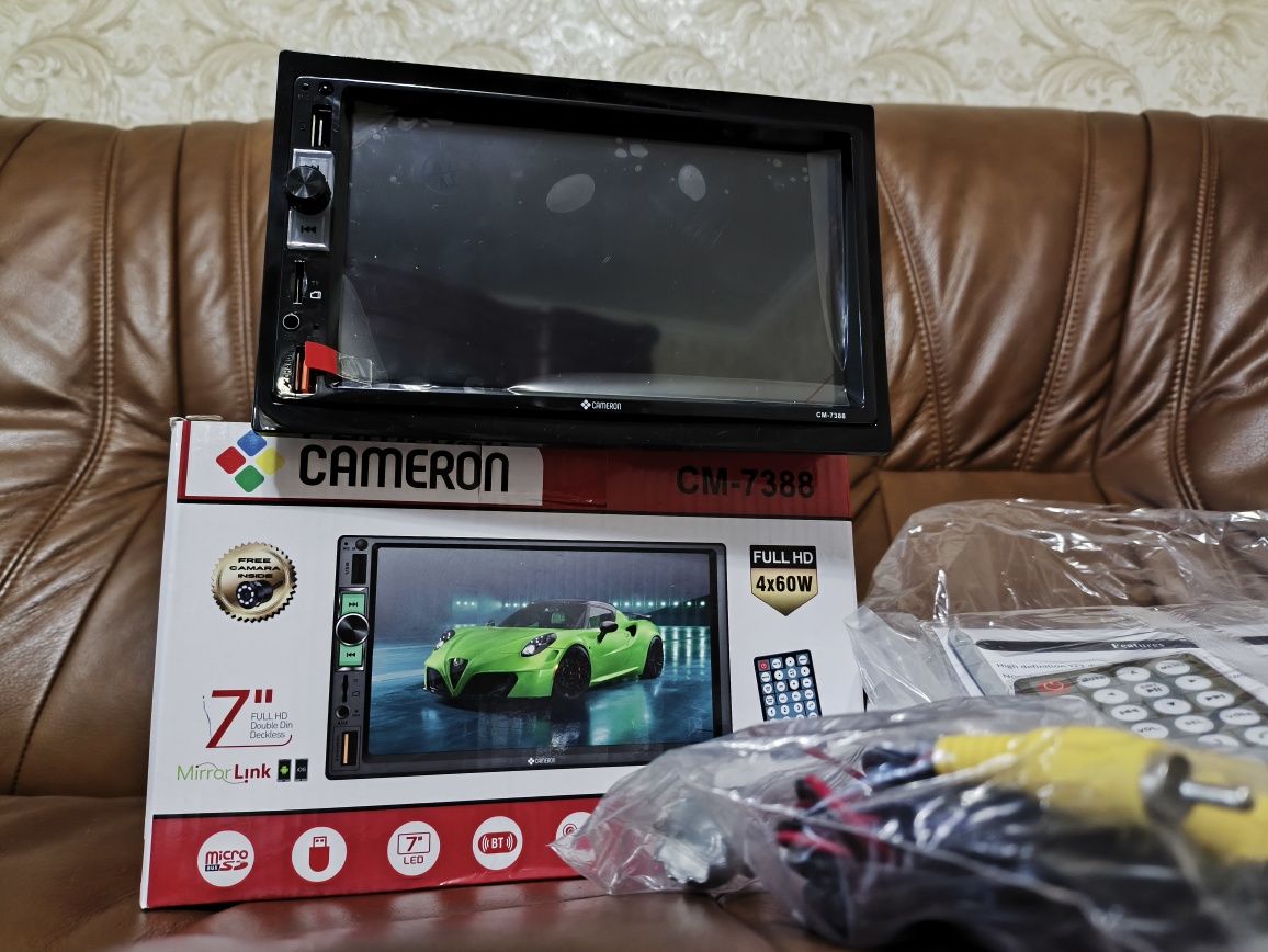 Автомагнитола Cameron. 2DIN. 7 дюймов. Новый.