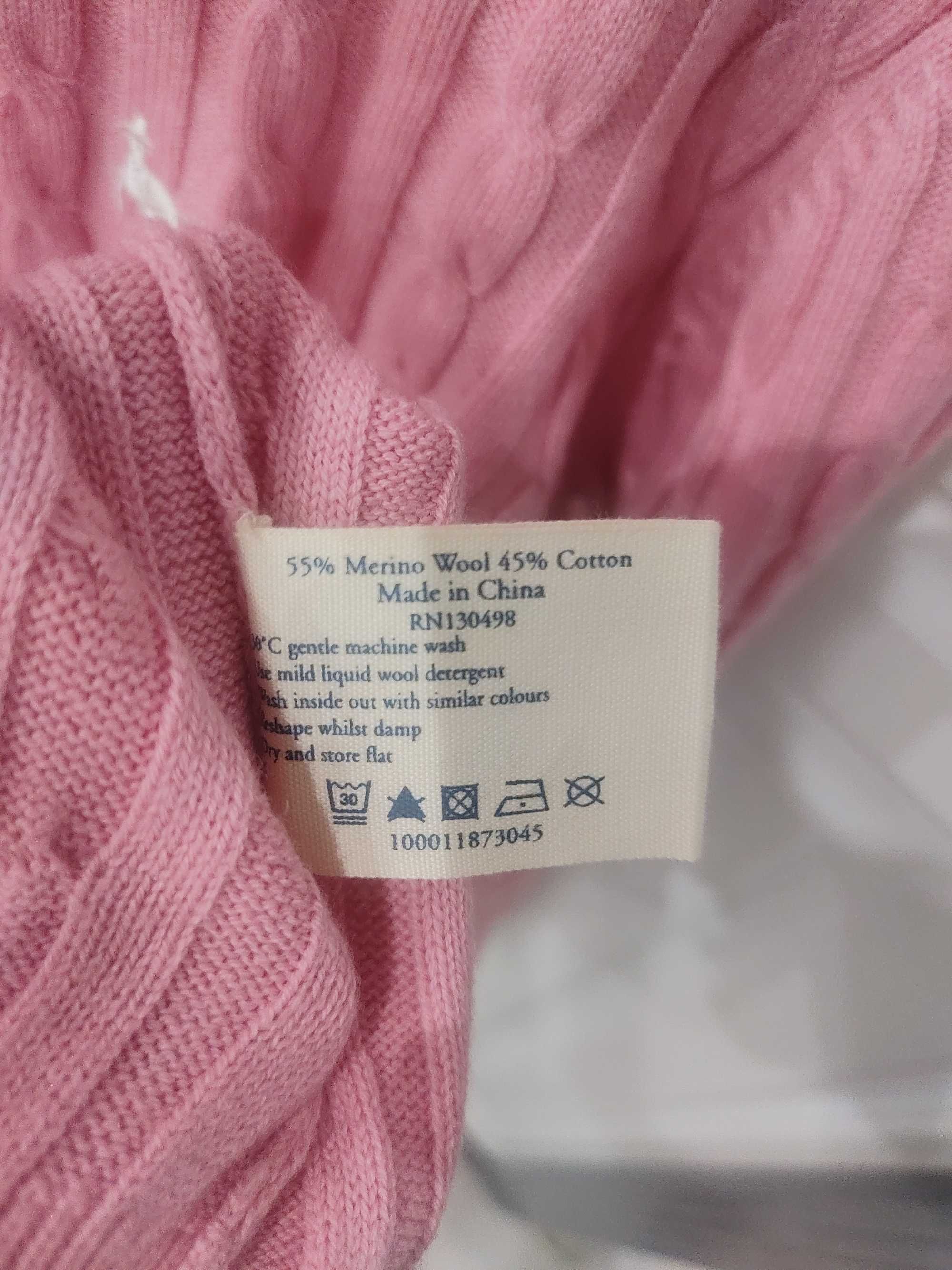 Свитер Jack Wills шерсть мериноса, хлопок. Премиум.