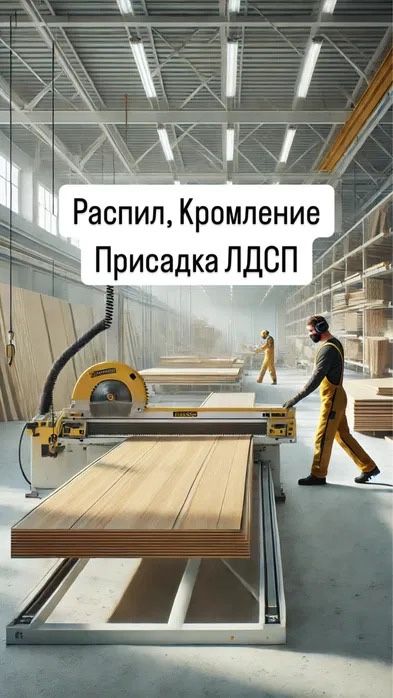 Раскрой ЛДСП, МДФ, ХДФ, Присадка
