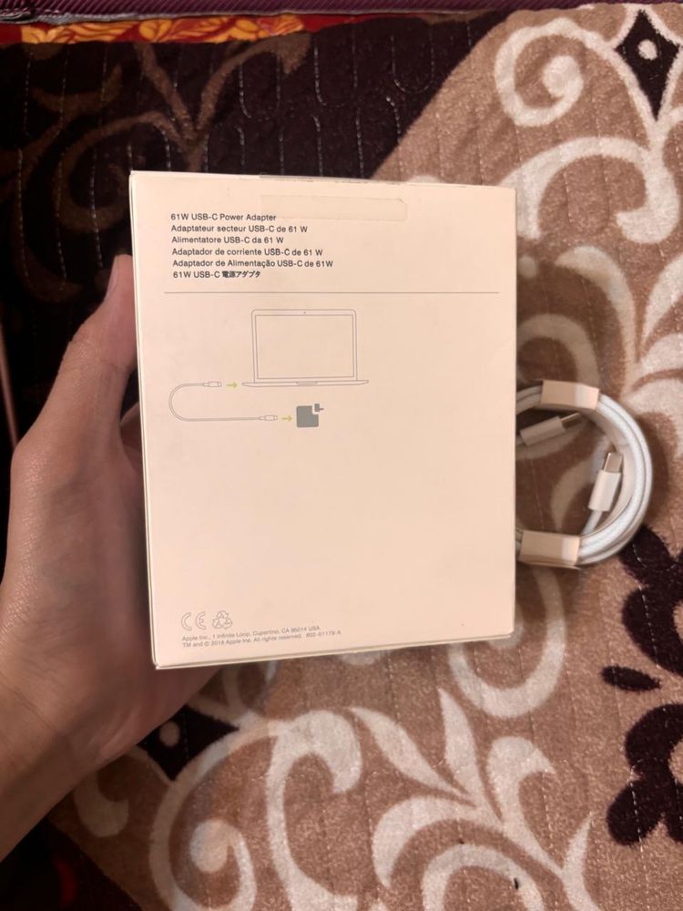 Зарядка Макбук / Блок питания / штекер MagSafe шнур Туре-С