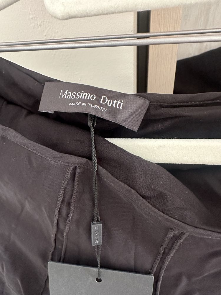 Massimo dutti юбка длиная чёрная