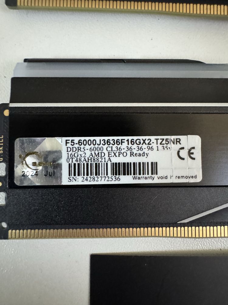 Оперативная память DDR5 6000mhz Gskill