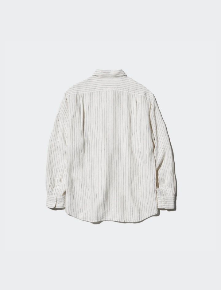 Рубашка Лён Юникло Uniqlo размер L