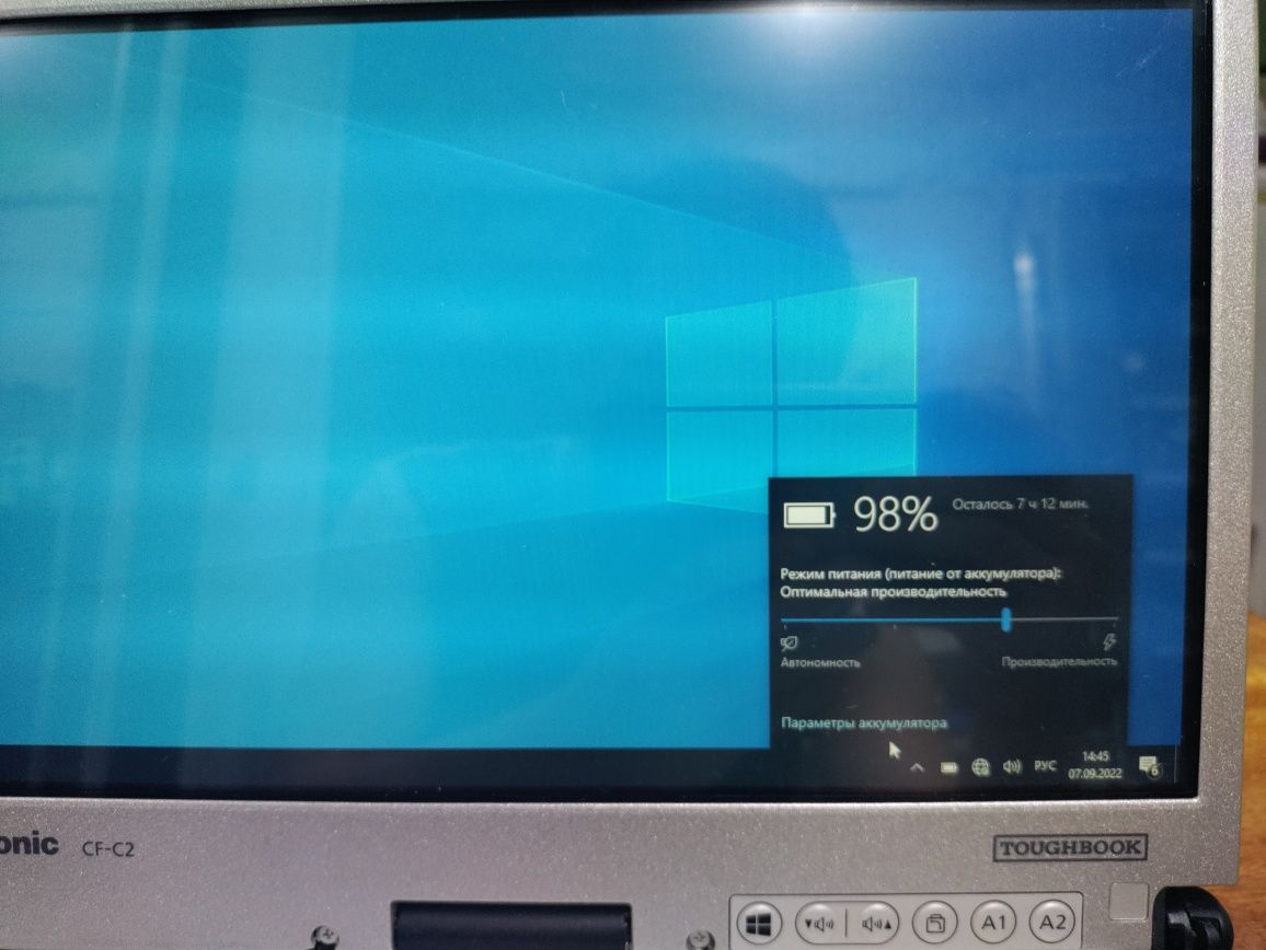Полузащищенный ноутбук panasonic для диагностики авто и не только.