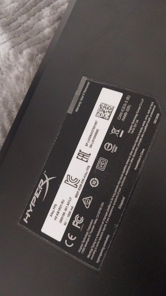 Kingston HyperX Alloy FPS, Bloody P30