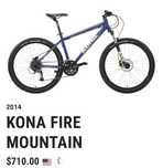 Велосипед kona fire mountain