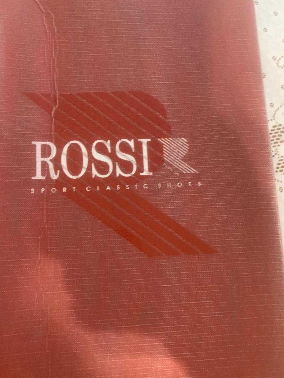 Полуботинки стильные мужские ROSSI (Италия) 43р. Новые